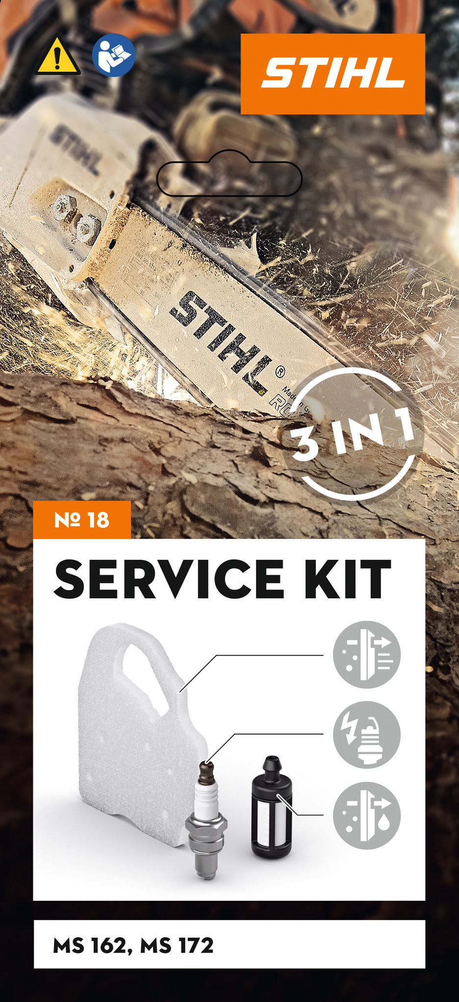 Сервісний набір Service Kit №18 для MS 162, MS 172