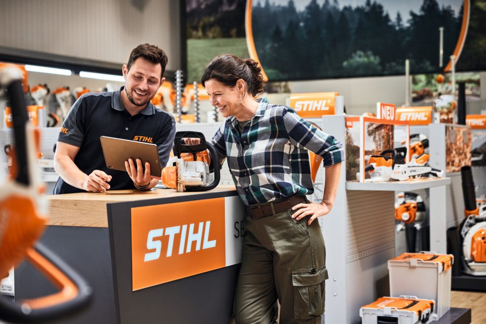 Спеціалізована торгівля різними пристроями STIHL