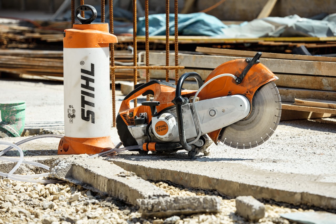 Бензоріз STIHL TS 500i на будівництві