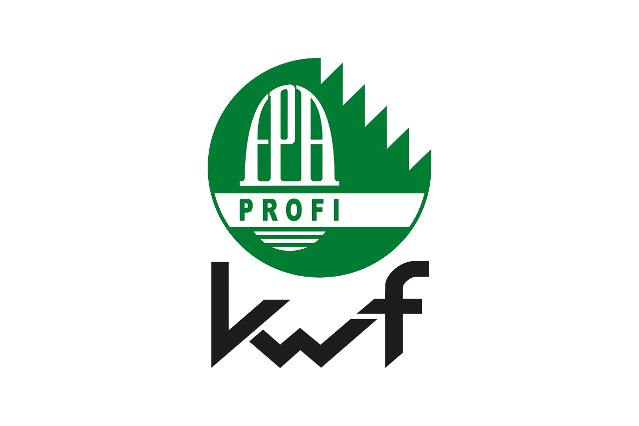 Круглий зелений логотип KWF-Профі