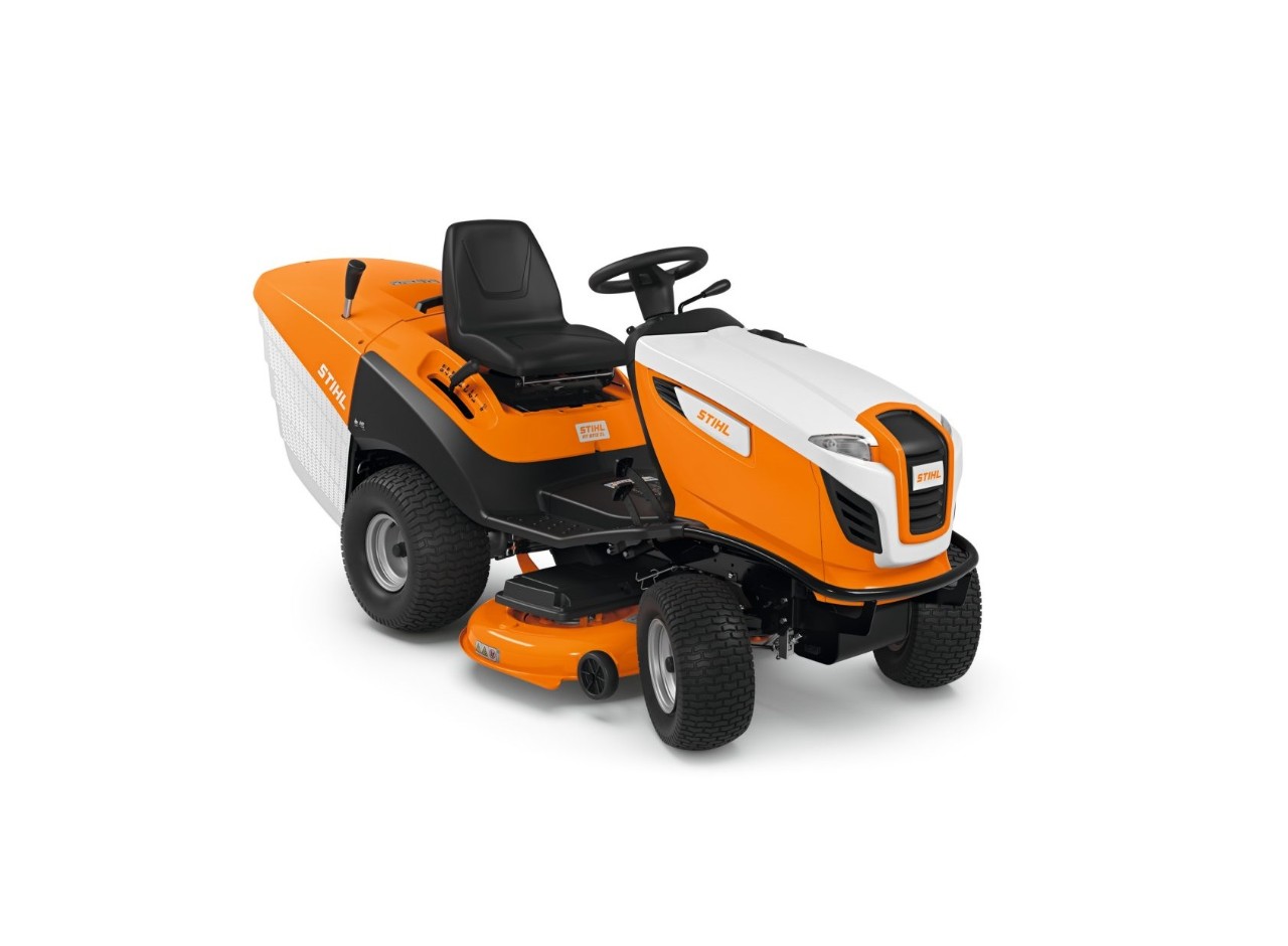 Трактор-косарка STIHL RT 6112 ZL на білому фоні