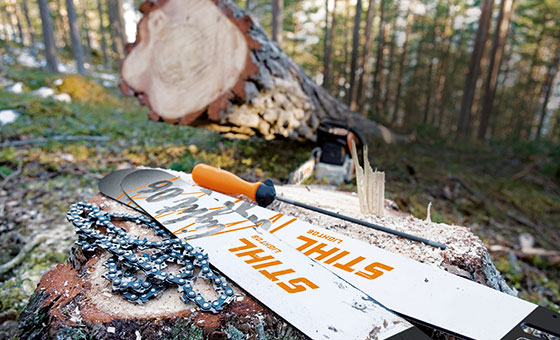 Виробництво направляючих шин на заводі STIHL